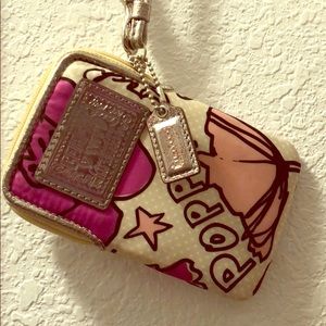 Coach Poppy wristlet
